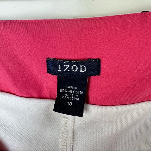 IZOD Preppy Plaid Pleated Athletic Athleisure Tennis Pickleball Skort Skirt Sz10 - Picture 5 of 6